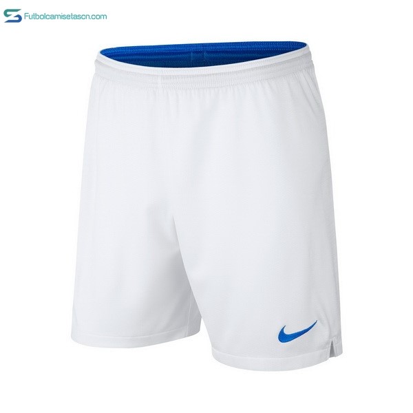 Pantalones Brasil 2ª 2018 Blanco